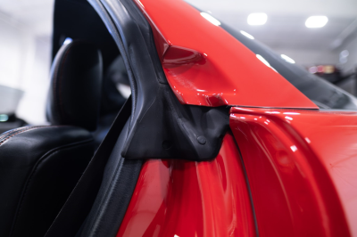 1995 Acura NSX in Formula Red over Black
