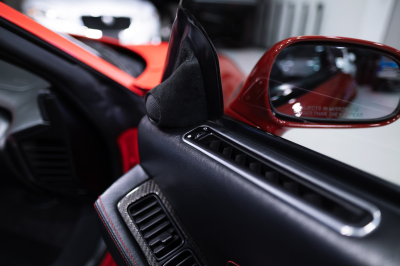 1995 Acura NSX in Formula Red over Black
