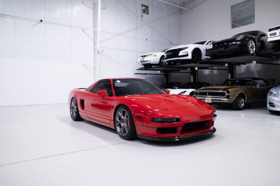 1995 Acura NSX in Formula Red over Black