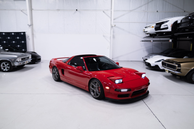 1995 Acura NSX in Formula Red over Black