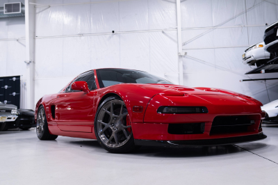 1995 Acura NSX in Formula Red over Black