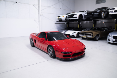 1995 Acura NSX in Formula Red over Black