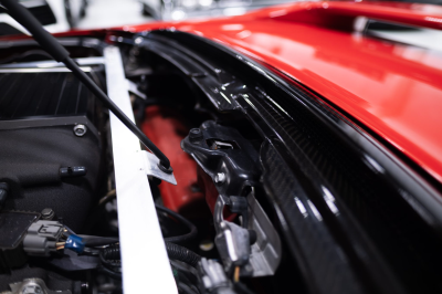 1995 Acura NSX in Formula Red over Black
