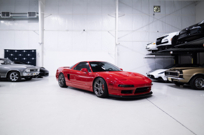 1995 Acura NSX in Formula Red over Black