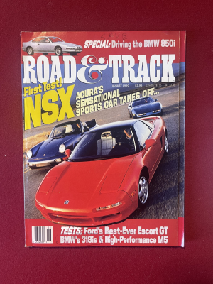 1995 Acura NSX in Formula Red over Black