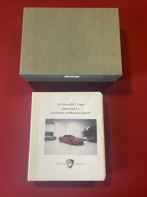 1995 Acura NSX in Formula Red over Black