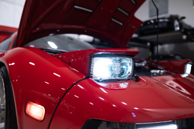 1995 Acura NSX in Formula Red over Black