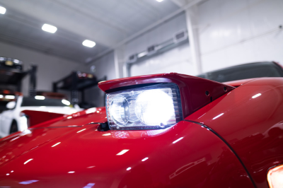 1995 Acura NSX in Formula Red over Black