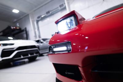 1995 Acura NSX in Formula Red over Black