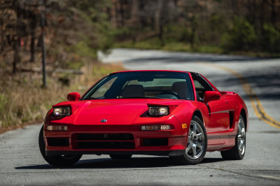 1998 Acura NSX in Formula Red over Tan