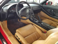1998 Acura NSX in Formula Red over Tan