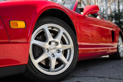 1998 Acura NSX in Formula Red over Tan