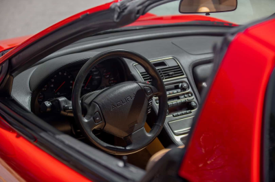 1998 Acura NSX in Formula Red over Tan
