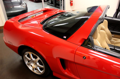 1998 Acura NSX in Formula Red over Tan