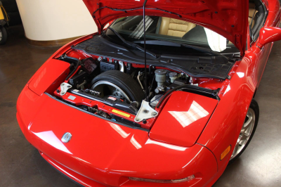 1998 Acura NSX in Formula Red over Tan