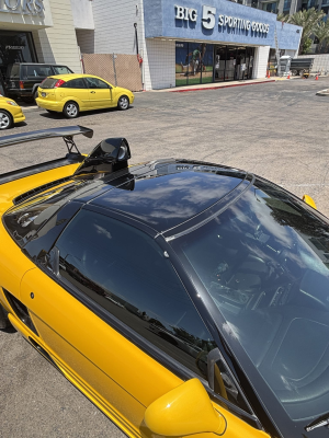 1998 Acura NSX in Spa Yellow over Black