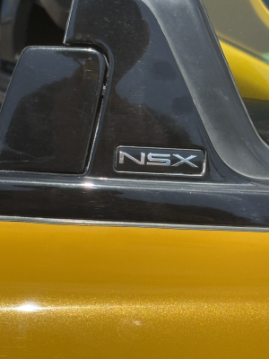 1998 Acura NSX in Spa Yellow over Black