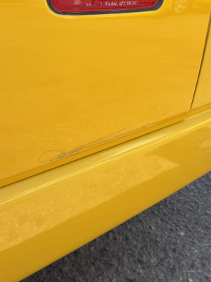 1998 Acura NSX in Spa Yellow over Black