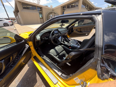 1998 Acura NSX in Spa Yellow over Black