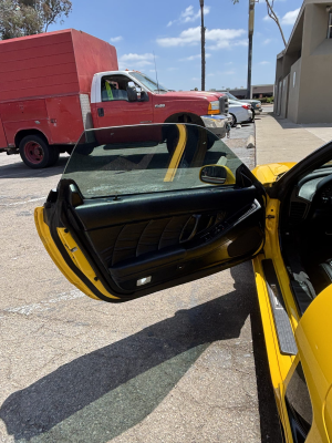 1998 Acura NSX in Spa Yellow over Black