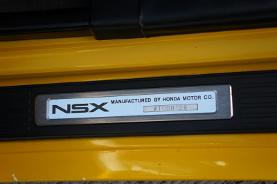 1998 Acura NSX in Spa Yellow over Black