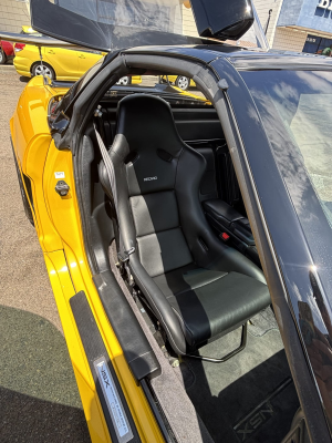 1998 Acura NSX in Spa Yellow over Black