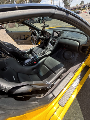 1998 Acura NSX in Spa Yellow over Black