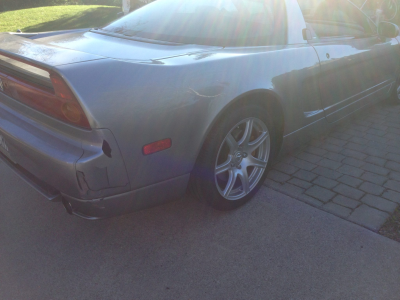 2002 Acura NSX in Sebring Silver over Silver