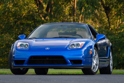 2004 Acura NSX in Long Beach Blue over Tan