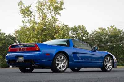 2004 Acura NSX in Long Beach Blue over Tan