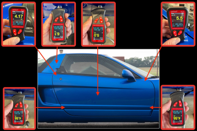 2004 Acura NSX in Long Beach Blue over Tan