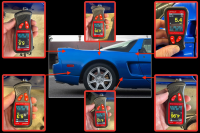 2004 Acura NSX in Long Beach Blue over Tan