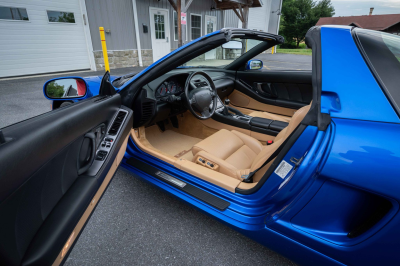 2004 Acura NSX in Long Beach Blue over Tan