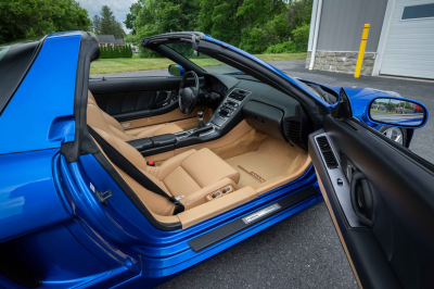 2004 Acura NSX in Long Beach Blue over Tan