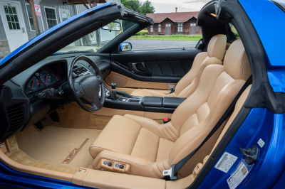 2004 Acura NSX in Long Beach Blue over Tan