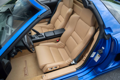 2004 Acura NSX in Long Beach Blue over Tan