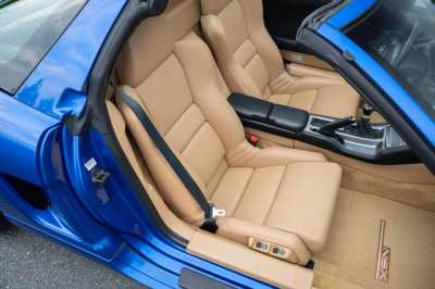 2004 Acura NSX in Long Beach Blue over Tan
