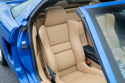 2004 Acura NSX in Long Beach Blue over Tan