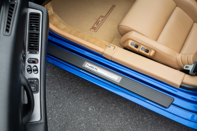 2004 Acura NSX in Long Beach Blue over Tan