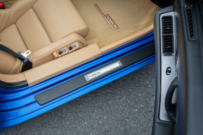 2004 Acura NSX in Long Beach Blue over Tan