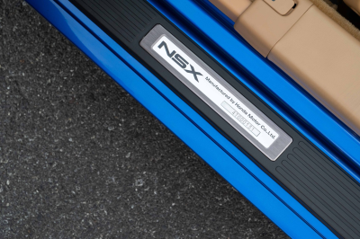 2004 Acura NSX in Long Beach Blue over Tan