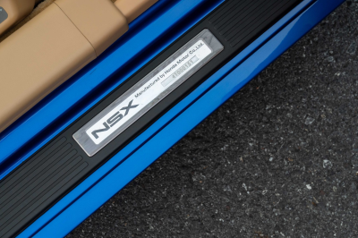 2004 Acura NSX in Long Beach Blue over Tan