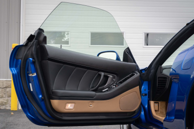 2004 Acura NSX in Long Beach Blue over Tan