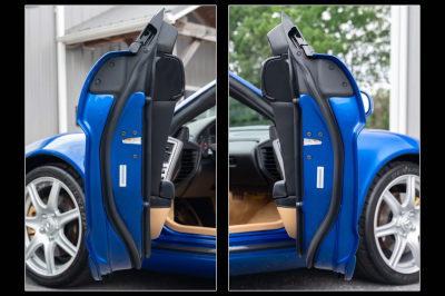 2004 Acura NSX in Long Beach Blue over Tan