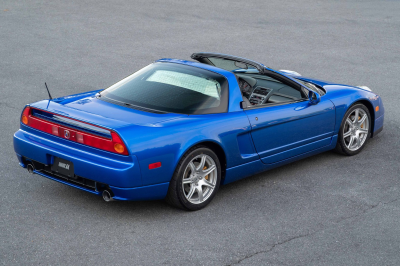 2004 Acura NSX in Long Beach Blue over Tan