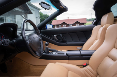 2004 Acura NSX in Long Beach Blue over Tan