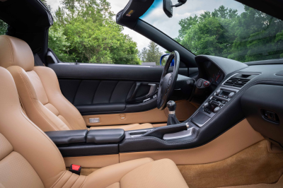 2004 Acura NSX in Long Beach Blue over Tan