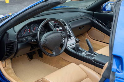 2004 Acura NSX in Long Beach Blue over Tan