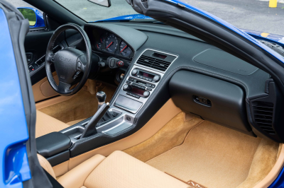 2004 Acura NSX in Long Beach Blue over Tan