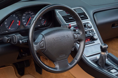 2004 Acura NSX in Long Beach Blue over Tan